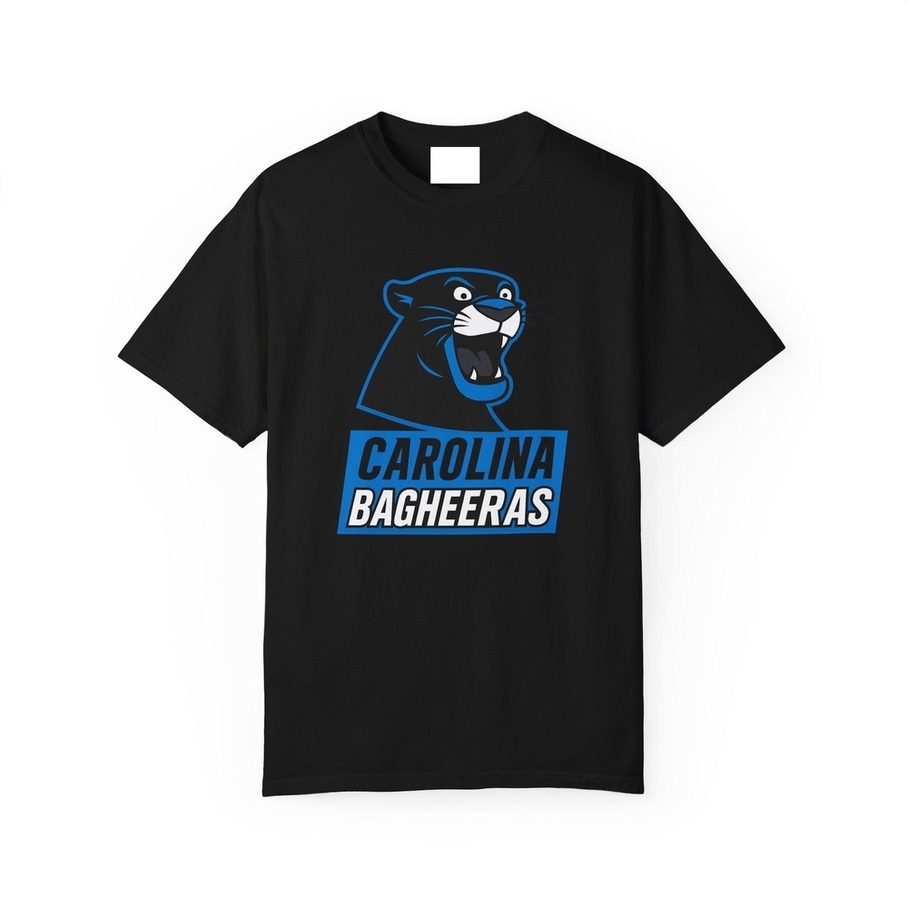 CAROLINA BAGHEERAS - Panthers Pro Football Bagheera Jungle Book T-Shirt Black